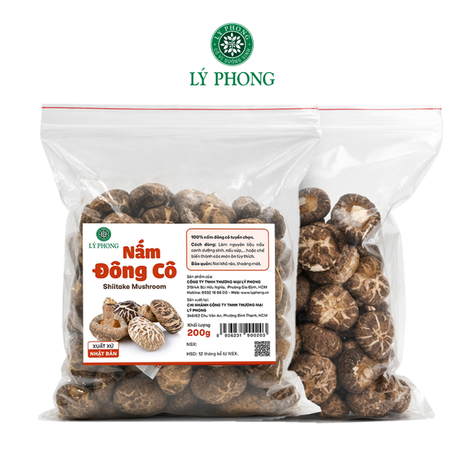Nấm đông cô - Bịch 200 gram